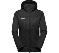Mammut Ultimate VIII SO Hooded Jacket Women - Chaqueta Softshell para Mujer con Capucha | Para Trekking | Negro, Talla M