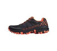 MAMMUT SERTIG II Low, Zapatillas de Senderismo Hombre, Black/Vibrant Orange, 46 EU