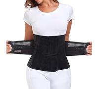 MAMODY Banda para el vientre posparto, faja abdominal posparto, faja abdominal posoperatoria, cinturón de apoyo para recuperación después del nacimiento, faja adelgazante (negro medianoche, L)