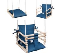 MAMOI® Columpio para bebés 3 en 1 + Cinturón de Seguridad | 190-260cm Ajuste de la Altura del Techo | Columpio para niños Interior Exterior | Columpio Bebe | 100% Eco | Hecho en la UE