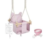 MAMOI® Columpio para niños con cinturón de Seguridad, Altura Ajustable 190-260 cm, Uso Interior y Exterior