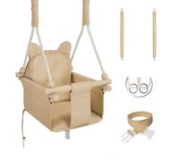 MAMOI® Columpio para niños con cinturón de Seguridad, Altura Ajustable 190-260 cm, Uso Interior y Exterior