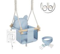 MAMOI® Columpio para niños con cinturón de Seguridad, Altura Ajustable 190-260 cm, Uso Interior y Exterior
