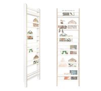 MAMOI® Estantería infantil de tablero a base de madera - caja para libros, estantería para niños, estantería para habitación infantil, banco para libros, estante de pared