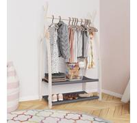 MAMOI® Perchero Infantil de pie 95x106x32cm / 53x95x32cm | Colgador Ropa niños Colgadores Infantiles | Perchero para habitación bebés | Burro Madera Perchero Infantil | 100% Eco | Hecho en la UE