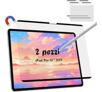Mamol [2 Piezas] Protector de Pantalla Efecto Papel en Magnético para iPad Pro 13 Pulgadas M4 2024, Screen Protector para iPad Pro 13 Mate Antirreflejo/Antihuellas, Escribe y Dibuja(A2925/A2926)