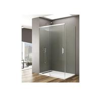 Mampara Angular 1 Hoja Corredera Vidrio Templado 6mm BASIC GME | A Medida - 170 a 175 cm / 72 a 74 cm