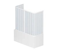Mampara con 3 lados para bañera, de PVC Mod. Energy con abertura central