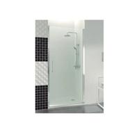 Mampara con hojas frontal y abatible fabricada en vidrio templado de seguridad de 6 mm OPEN de GME - 90º / 88.6 a 92.6 cm