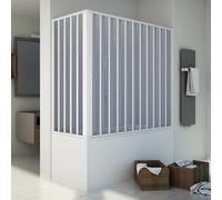Forte Mampara de Bañera 70x160 CM H150 PVC Mod. Santorini Central