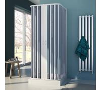 MAMPARA DE DUCHA 3 TRES LADOS DE PVC 70X120X70 CM CORREDERA H185