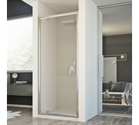 MAMPARA DE DUCHA CABINA NICHO PARED PUERTA ABATIBLE BAÑO CRISTAL DE 67 A 102 CM