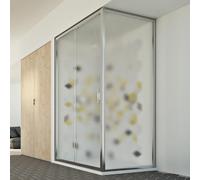 MAMPARA DE DUCHA CABINA 75X150 CM H198 1 HOJA CRISTAL IMPRESO C CORREDERA