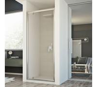 MAMPARA DE DUCHA CABINA NICHO PARED PUERTA ABATIBLE BAÑO CRISTAL DE 67 A 102 CM