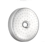 Mampara de ducha de 54 mm de acero inoxidable con junta de silicona naranja para cafeteras Breville (B)
