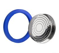 Mampara de ducha de 58 mm para cabezal de grupo E61 hecho de acero inoxidable con sello de silicona para fiabilidad a largo plazo (A)