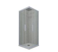MAMPARA DE DUCHA DESLIZANTE 70X100 CM PVC AZUL VIDRIO TRANSPARENTE KOLORS