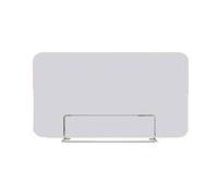 Mampara de Escritorio de Oficina, mampara de Escritorio Independiente, Panel acrílico para Oficina, fácil Limpieza, no se deforma fácilmente, Bordes Lisos, Reduce Las distracciones visuales,