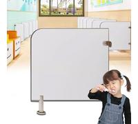 Mampara de inodoro de suelo para orinarios, mampara para orinarios infantiles, tabique de urinario para hombre, partición de urinario con divisor, 4 piezas, 60 x 80 cm