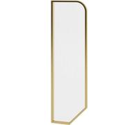 Mampara de partición for urinario, partición de inodoro montada en la pared, mampara de partición de privacidad for restaurante del centro comercial (color: dorado, tamaño: 15,7 x 39,3 pulgadas) ( Col