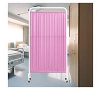 Mampara de privacidad para clínica, biombos enrollables de un Solo Panel, mampara de Puerta con Ruedas, Separador para salón de Belleza u Oficina (Color 5, 2 Paneles)