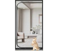 Mampara de Puerta con Cremallera Resistente a los gatos - Divisor de Malla for Mantener alejados a los gatos - Sala de Estar, Dormitorio, Cocina, Patio, mampara antiarañazos for Perros y gatos de 120
