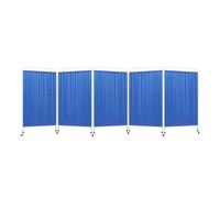 Mampara De Puerta Vertical Enrollable De Un Solo Panel,Separador De Ambientes De Pie,mampara Privacidad For Hospitales,Movimiento Suave,protección La Privacidad(Color 5,5-Panel)