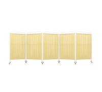 Mampara De Puerta Vertical Enrollable De Un Solo Panel,Separador De Ambientes De Pie,mampara Privacidad For Hospitales,Movimiento Suave,protección La Privacidad(Color 3,5-Panel)