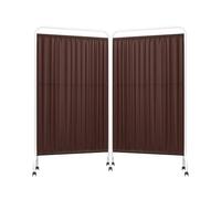 Mampara De Puerta Vertical Enrollable De Un Solo Panel,Separador De Ambientes De Pie,mampara Privacidad For Hospitales,Movimiento Suave,protección La Privacidad(Color 6,2-Panel)