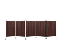 Mampara De Puerta Vertical Enrollable De Un Solo Panel,Separador De Ambientes De Pie,mampara Privacidad For Hospitales,Movimiento Suave,protección La Privacidad(Color 6,5-Panel)