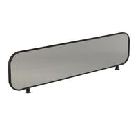 Mampara divisoria de Comedor, mamparas divisorias de Vidrio Negro para comedores y restaurantes, mamparas Decorativas para escritorios y encimeras, Paneles de Rejilla de 80 x 25 cm para Mayo