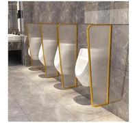 Mampara Divisoria para Baño Público, Separador de Privacidad para Urinarios Masculinos de Vidrio Templado, Mampara Divisoria de Pared para Urinarios En Escuelas, Bares Y Hoteles.