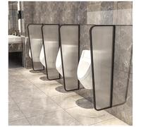 Mampara Divisoria para Baño Público, Separador de Privacidad para Urinarios Masculinos de Vidrio Templado, Mampara Divisoria de Pared para Urinarios En Escuelas, Bares Y Hoteles.