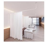 Mampara divisoria para salón Beau Salon con Marco metálico (Blanca, 60x230 cm)