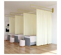 Mampara divisoria para salón de Belleza, Sistema de rieles de Soporte en U, con Panel divisorio Que Permite el Paso de la luz, Adecuada para Salones de Belleza, clínicas y Habitaciones compa