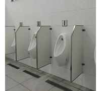 Mampara divisoria para urinario, separador de baño para higiene pública, separadene pública, separador de urinario de pared, para baños/centros comerciales/lugares públicos (Color: 1 unidad)