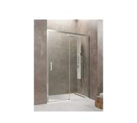 Mampara frontal con una hoja corredera fabricada en vidrio templado de seguridad AKTUAL de GME - 97 a 103 cm