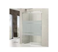 Mampara frontal de hojas correderas fabricada en un vidrio serigrafiada ROTARY de GME - 125 a 130 cm