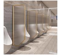 Mampara para Urinario, Separador de Urinario de Pared, Pantalla de Privacidad para Urinario Masculino con Deflector de Vidrio Templado, Mampara para Urinario En Centros Comerciales, Hoteles,