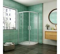 Mampara Semicircular Cabina de Ducha Puerta Corredera Gris Mate Vidrio Templado 5 mm Curva Italiana 80x80x185cm