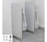 Mamparas sanitarias para urinarios de pie mampara de baño Tabique Separador De Urinario Para Paredes Partición De Inodoro Con Pantalla De Orinal Apto para escuelas y centros comerciales. ( Size : 2PCS