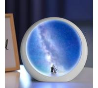 mamre Lámpara única de Vía Láctea Lámpara de Mesa Galaxy Regalo Luz Nocturna Especial para Dormitorio Sala de Estar Regalo Sorpresa para el día de San Valentín Cumpleaños Aniversario de Boda