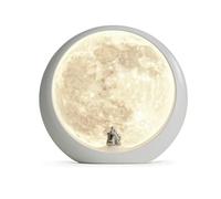 mamre Super Luz De La Noche de Luna - Lámpara de Mesa Regulable Para Decoración Del Hogar y Regalo único Para Aniversarios, Bodas, día De San Valentín y Navidad