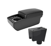 MAMXVKVZEU Accesorios De Caja De Almacenamiento Reposabrazos Consola Central Coche Para R&enault Para Sandero Para Logan 2 Reposabrazos para coche(B2 Línea negra 6 usb)