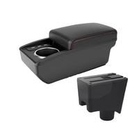 MAMXVKVZEU Accesorios De Caja De Almacenamiento Reposabrazos Consola Central Coche Para R&enault Para Sandero Para Logan 2 Reposabrazos para coche(B1 línea roja 6 usb)
