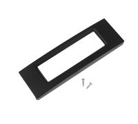 MAMXVKVZEU Carcasa De Repuesto para Pantalla C Radio Coche Marco Fijo Reproductor CD Carcasa De Repuesto para Peugeot 207 Marco de Fascia de Radio