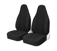MAMXVKVZEU Fundas Asiento Coche Protector Asiento Universal para Toyota para Aygo 2007(Negro 2 Piezas)