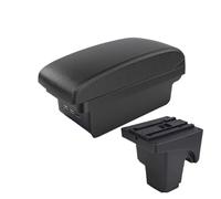 MAMXVKVZEU Para F&ord Para Focus 3 Caja De Almacenamiento Del Reposabrazos Del Coche Piezas Interiores Accesorios Reposabrazos para coche(B2 Línea negra 3 USB)