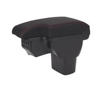 MAMXVKVZEU Para Infiniti ESQ Accesorios De Caja De Almacenamiento De Reposabrazos De Coche Interior Usb Reposabrazos para coche(B1 Corium real rojo)