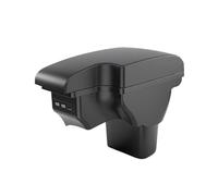 MAMXVKVZEU Para N&issan Para Juke Consola Central Para Coche Caja De Almacenamiento Interior Para Accesorios USB Reposabrazos para coche(Corium de línea negra A2)